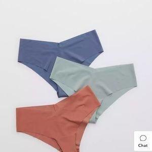 Aerie No Show Cheeky Underwear XL (Blue & Teal only)